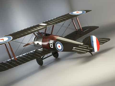 Sopwith Camelo F1 Modelo 3D