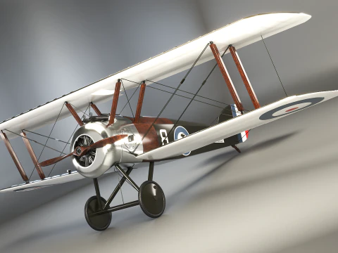 Sopwith Camel F1 3D Model