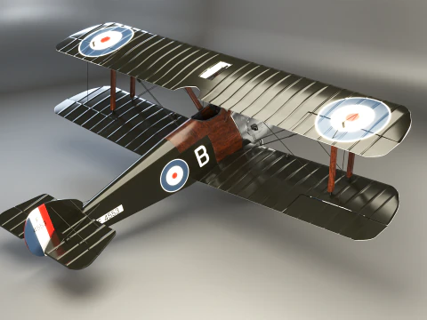 Sopwith Camel F1 3D Model