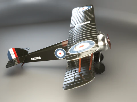 Sopwith Camel F1 3D Model