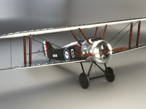 Sopwith Camel F1 3D Model