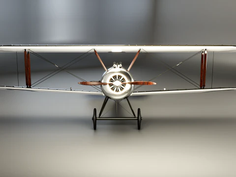 Sopwith Camel F1 3D Model