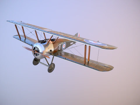 Sopwith Camel F1 3D Model