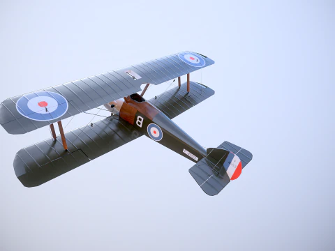 Sopwith Camel F1 3D Model