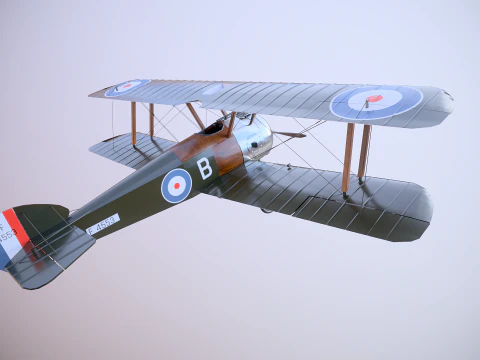 Sopwith Camel F1 3D Model