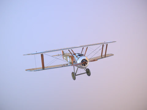 Sopwith Camel F1 3D Model