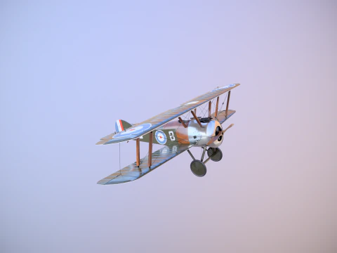 Sopwith Camel F1 3D Model