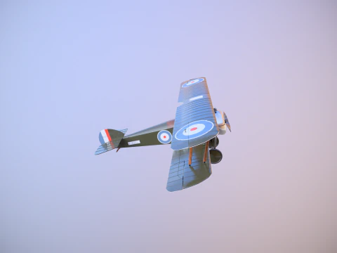 Sopwith Camel F1 3D Model