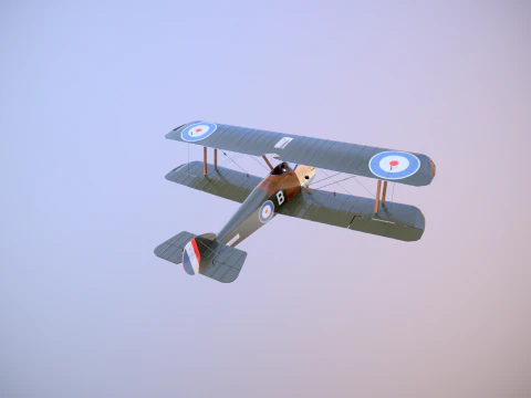 Sopwith Camel F1 3D Model