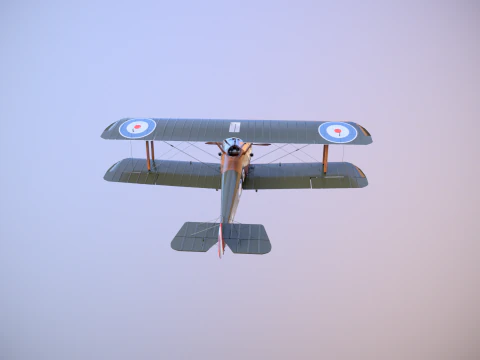 Sopwith Camel F1 3D Model