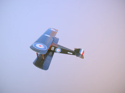 Sopwith Camel F1 3D Model