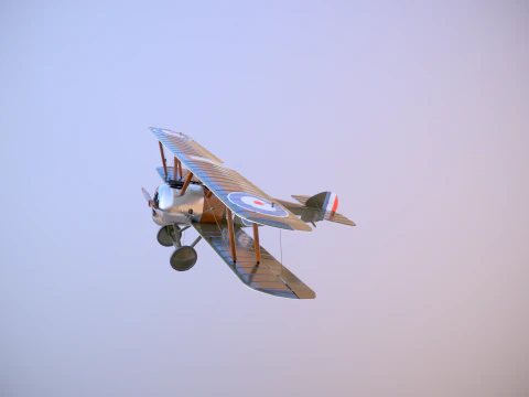 Sopwith Camel F1 3D Model