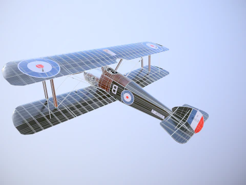 Sopwith Camel F1 3D Model