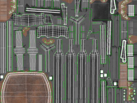 Furgone blindato Steampunk Modello 3D