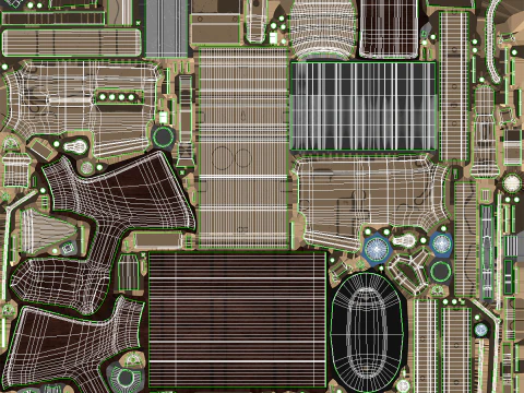 Fucile macchina Steampunk - Modello di arma altamente dettagliato con texture PBR Modello 3D