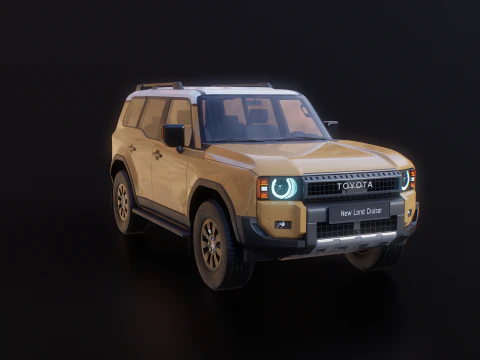 Toyota Land Cruiser 250 3D Model