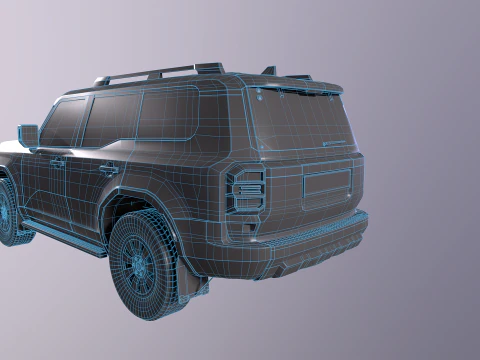 Toyota Land Cruiser 250 3D Model