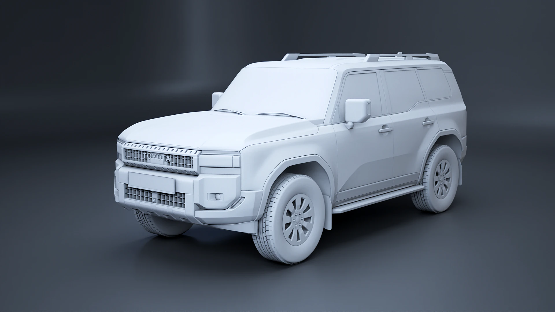 Toyota Land Cruiser 250 Prado UT Modello 3D .c4d .max .obj .3ds .fbx .stl .blend 