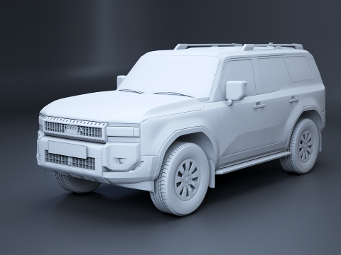 トヨタ ランドクルーザー 250プラド UT 3Dモデル