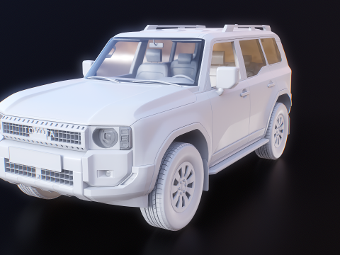 トヨタ ランドクルーザー 250 UT 3Dモデル