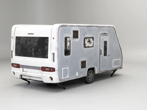 二手露营拖车 3D 模型