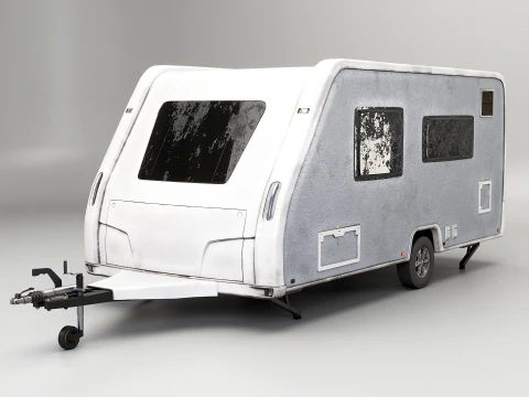 二手露营拖车 3D 模型