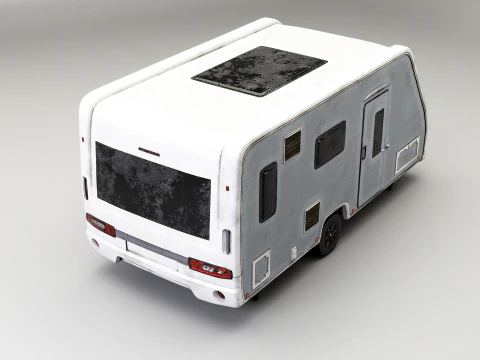 二手露营拖车 3D 模型