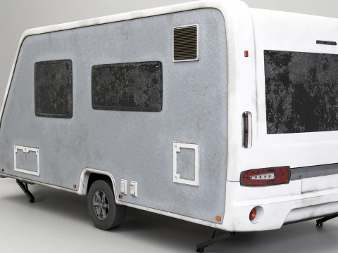 二手露营拖车 3D 模型