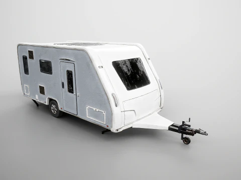 二手露营拖车 3D 模型