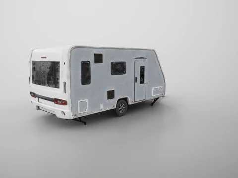 二手露营拖车 3D 模型