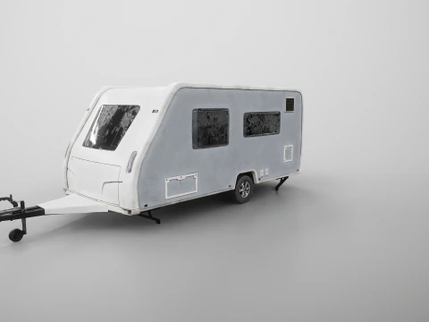 二手露营拖车 3D 模型
