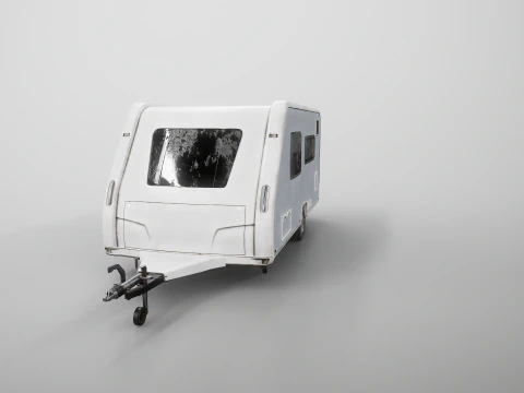 二手露营拖车 3D 模型