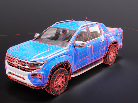 VW Amarok Avventura 2025 Modello 3D