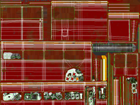 Autobus classico londinese Routemaster invecchiato Modello 3D