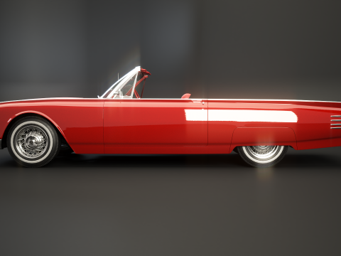 Thunderbird 1961 convers&iacute;vel Modelo 3D