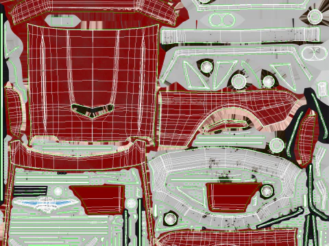 Thunderbird 1961 decappottabile usata Modello 3D