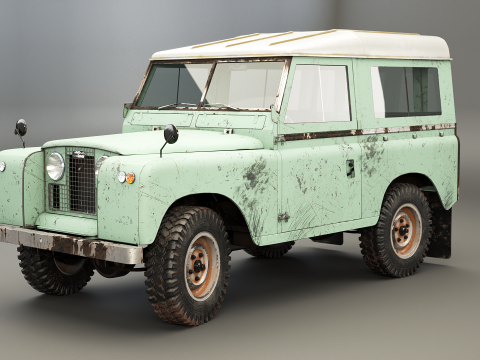 Land Rover S&eacute;rie II SWB Modelo 3D