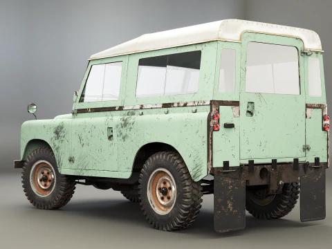 Land Rover Series II SWB 3D Model