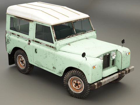 Land Rover Series II SWB 3D Model