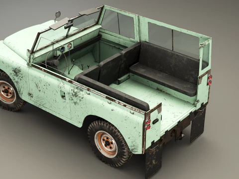 Land Rover Series II SWB 3D Model