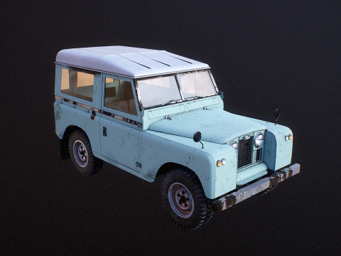 Land Rover Series II SWB 3D Model