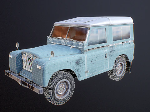 Land Rover Series II SWB 3D Model