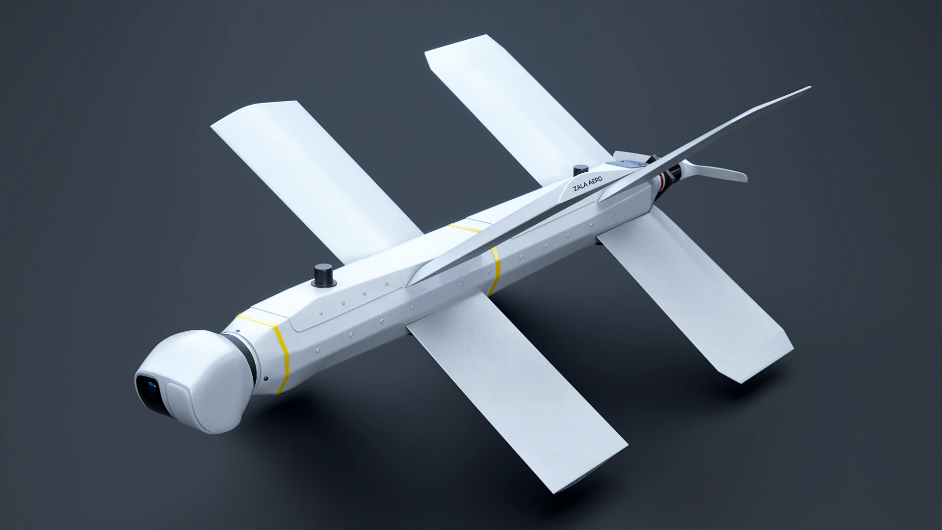 Zala Lancer-3 Kamikaze Drone 3D Model .c4d .max .obj .3ds .fbx .stl .blend 