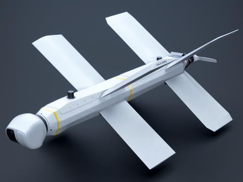 Drone Kamikaze Zala Lancer-3 Modelo 3D