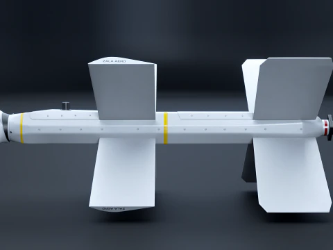 Zala Lancer-3 Kamikaze Drone 3D Model