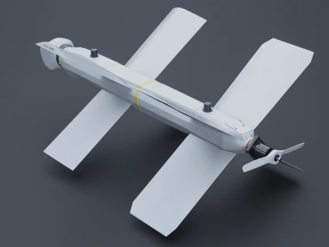 Zala Lancer-3 Kamikaze Drone 3D Model