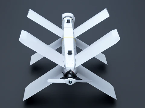 Zala Lancer-3 Kamikaze Drone 3D Model