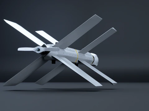 Zala Lancer-3 Kamikaze Drone 3D Model