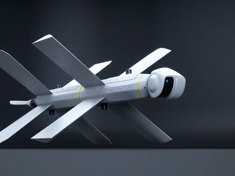 Zala Lancer-3 Kamikaze Drone 3D Model
