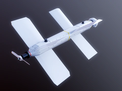Zala Lancer-3 Kamikaze Drone 3D Model